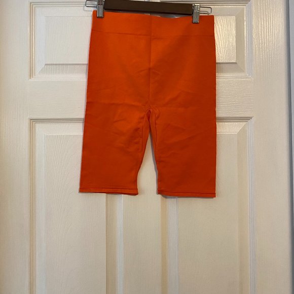 Simon Miller Stretch Cori Legging Bike Short in Coral / orange size M/L - NWT - Picture 2 of 6